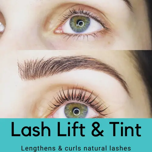 lash lift and tint