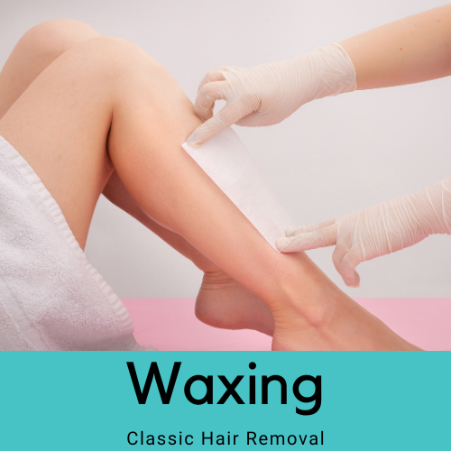 Waxing hair removal